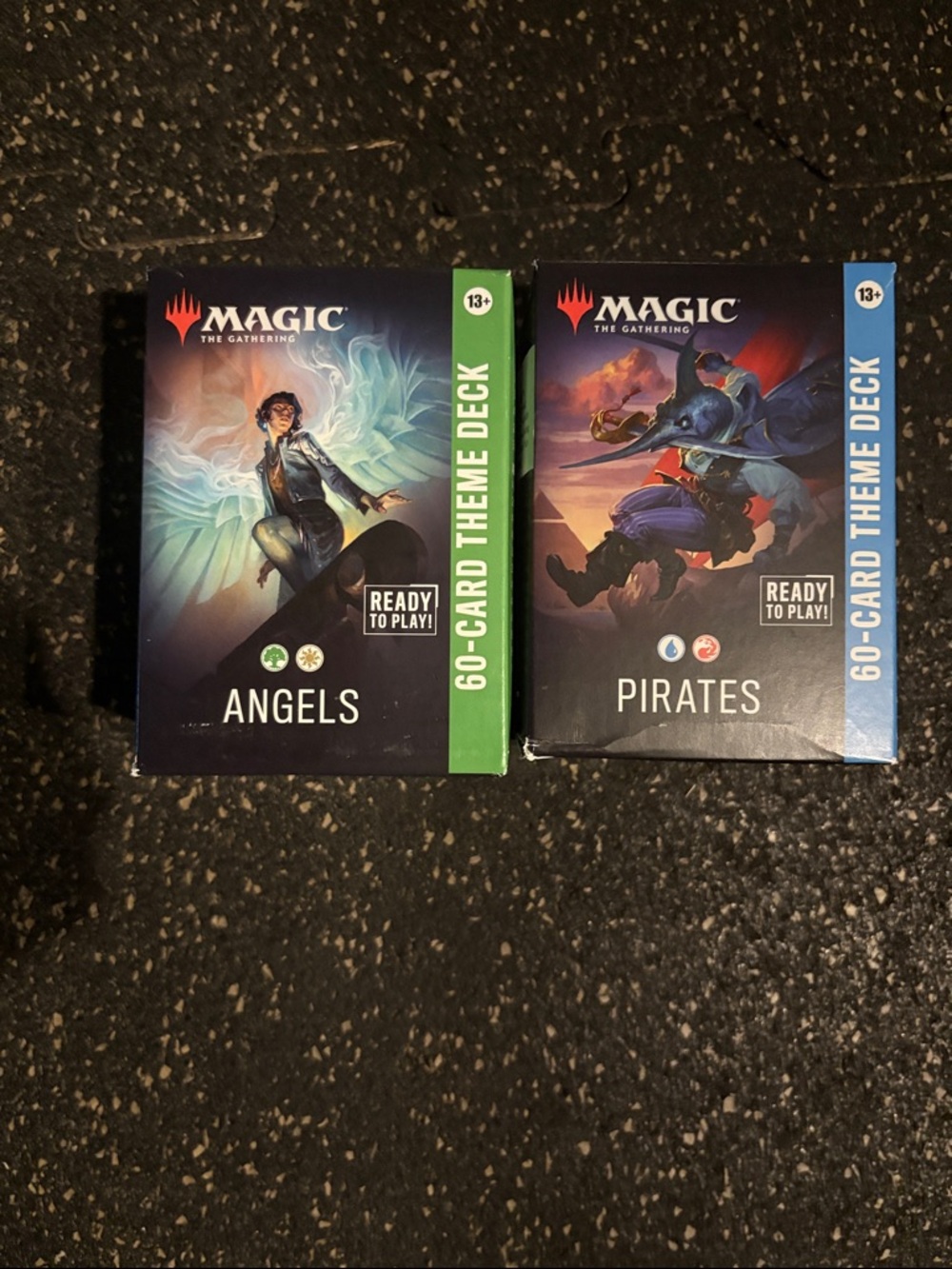 Magic Angels & Pirates 60-Card Theme Decks - Green & Blue